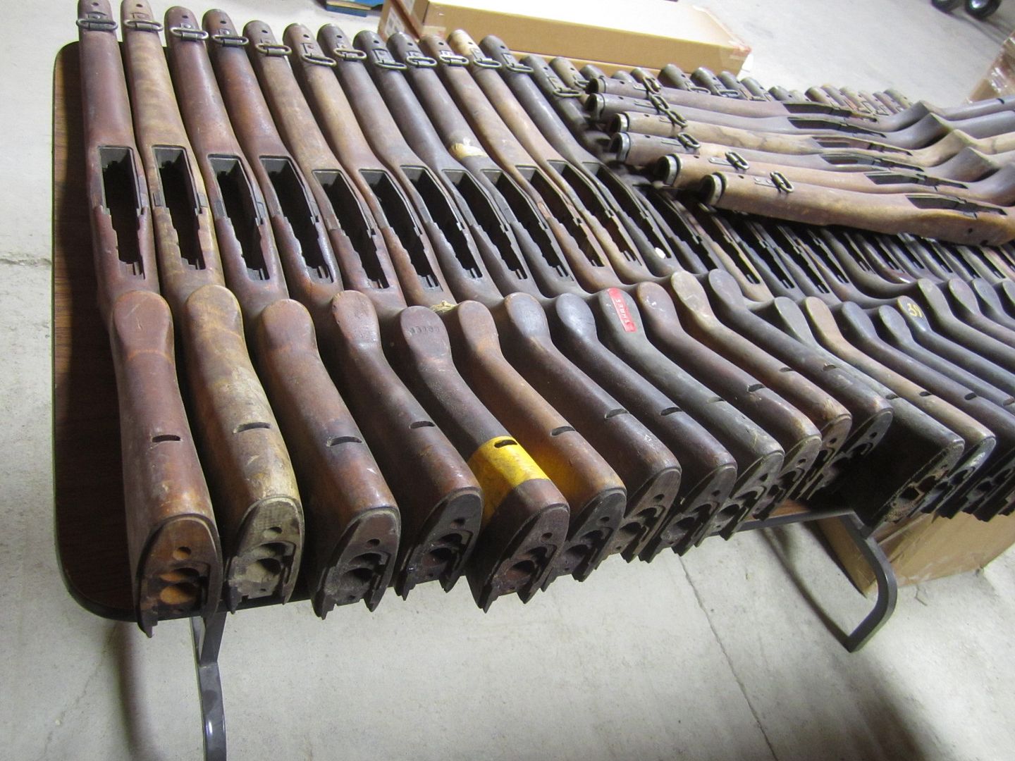 M 14 Used GI wood stocks.